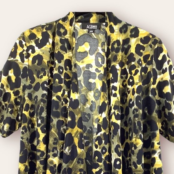 AGB OPEN LEOPARD CARDIGAN - Picture 2 of 10